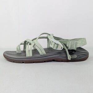 Chaco Zvolv X2 Sport Sandals Womens Size 12 Open Toe Strappy Hiking Green